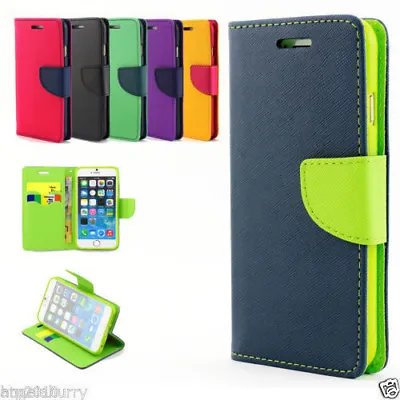 For IPhone X 7 8 Plus Open Side Up Leather Wallet Card Slot Holder Case Cover • $4.45