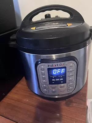 Instant Pot Duo 7-in-1 Electric Pressure Cooker - Stainless Steel/Black 8Qt... • $44.50