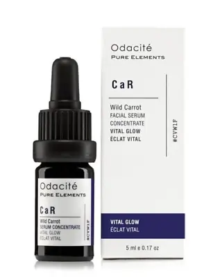 Odacite Pure Elements C A R Wild Carrot Facial Serum Vital Glow 5ml NEW In BOX • £14.95