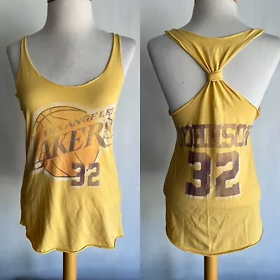 LOS ANGELES LAKERS X MAGIC JOHNSON (2008) Official NBA Racerback Tank Top Small • $24.99