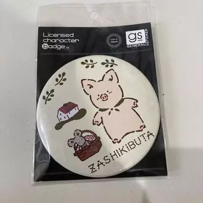 Zashikibuta Can Badge • $29.73