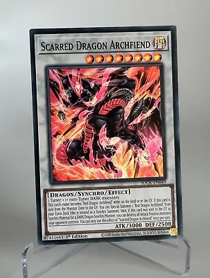 Scarred Dragon Archfiend - SDCK-EN049 Super Rare Yugioh Card • $2.60