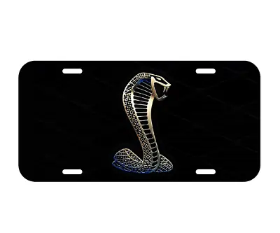 Mustang Cobra Vehicle Front License Plate Pony Car NEW SVT Hatchback Coupe NEW • $17.99