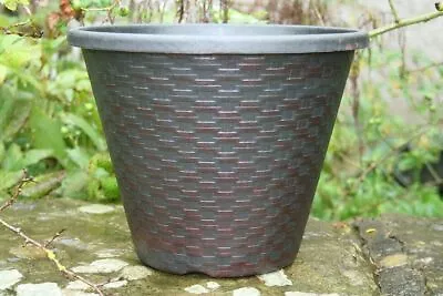 £9.89 • Buy Large Plant Flower Pots Planter Garden Patio Home Decoration Herb Plastic Pot