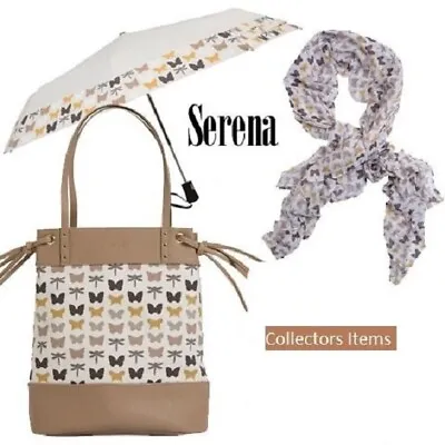 Miche Serena Gift Set! Bucket Bag Scarf Umbrella. Butterfly/dragonfly - NIP • $39.99