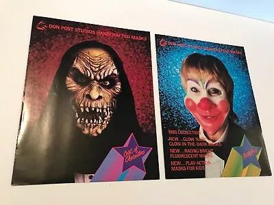 Vintage Lot 1983 & 1985 Don Post Studios Mask Catalogs Star Wars & Monster Masks • $75