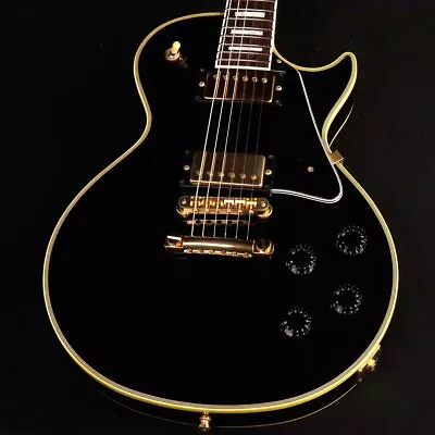 Orville By Gibson Electric Guitar Les Paul Custom Ebony Black W/Hard Case  USED • $2228