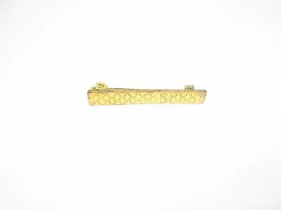 Collar Pin Bar Antique Formal Wear Suit Accessory Gold Top • $29.95