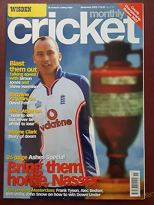 £1.99 • Buy The Wisden Cricketer Magazine  - November 2002 - Cricket - B7642