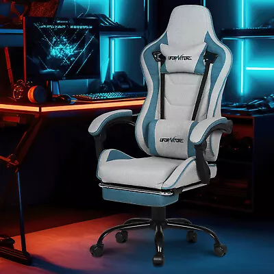 Ergonomic Gaming Chair With Footrest High Back Height Adjustable Office Chair • $179.90