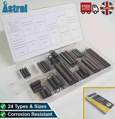 Spring Assortment Set | 54pc Compressed Extension Tension Expansion | Anti Rust! • £8.49