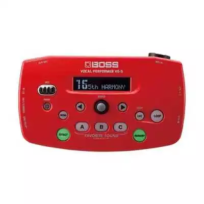 Boss VE-5-RD Vocal Performer Effects Processor Red  • $278.80