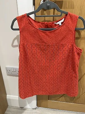 Ladies Orange Top By Jasper J Conran Size 16 • £4.25