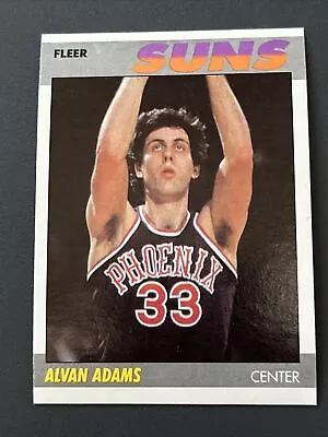 Alvan Adams 1987 Phoenix Suns 87-88 Fleer Basketball Nba #2 /132 Mint Pack Fresh • $1.01