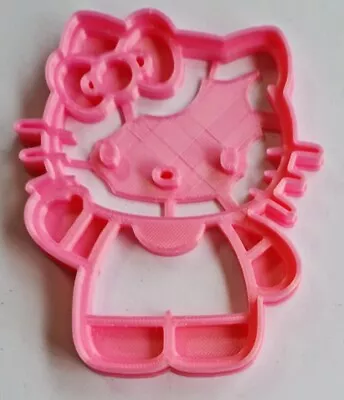 3D Printed Hello Kitty Shaped Cookie Cutter / Fondant Cutter / Play Dough • £4.99