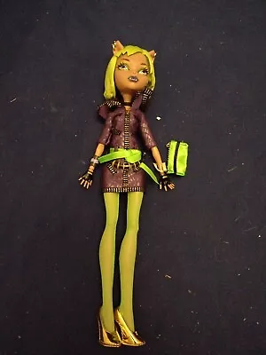 Monster High Clawdeen Wolf Dawn Of The Dance 2011 Mattel - Green Hair Gold Heels • $39.99