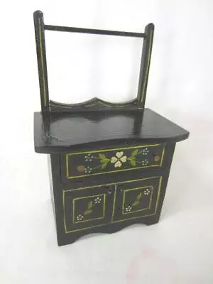 *Doll Size Dresser For Ginny Alexanderkins Hand Painted Tole Vintage Furniture • $18.98