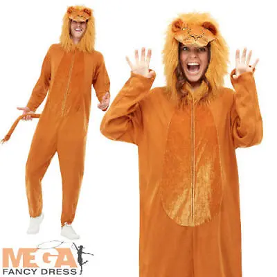 Lion Adults Fancy Dress Wild Zoo Animal Mens Ladies World Book Day Week Costume  • £22.99