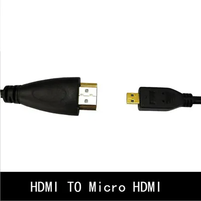 Micro HDMI To HDMI Cable Gold Plated Micro HDMI Cable 1080p For Phone HDTV O  Bh • $2.67