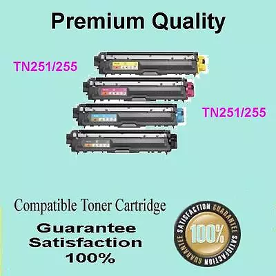 5 X TN251 TN255 Toner For Brother HL3140CN HL3150CDN MFC-9140CDN MFC-9340CDW • $57.90