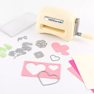 Mini Manual Die Cutting And Embossing Machine With Cutting Pads For Card Making • £39.95