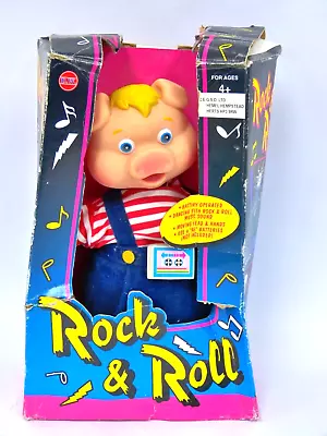 Rock & Roll Dancing Piggy Vintage Musical Doll - 30 CM Height - B65 P805 • $7.41