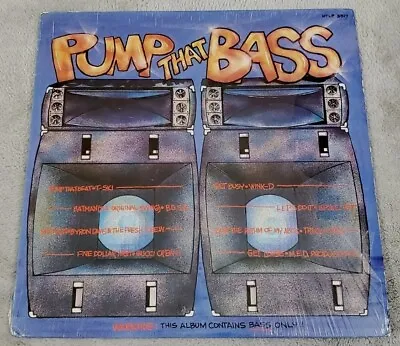 Pump That Bass Compilation Vinyl Record Miami Bass Tricki Nikki Gucci Crew Wink  • $10.99