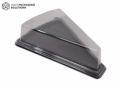 Clear Plastic Take-Away Triangle Cake Cheese Food Sandwich Container/ Carry Box • £179.49