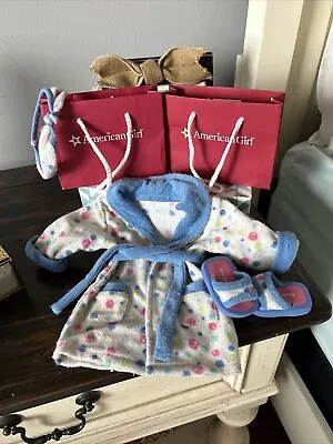 American Girl Bubble Robe Spa Doll Outfit Headband Slippers • $6.99