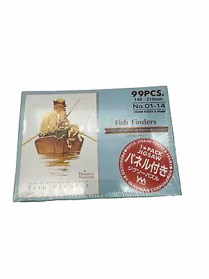 Norman Rockwell Fish Finders 99 Pcs Jigsaw Puzzle Yanoman - New Sealed • $30