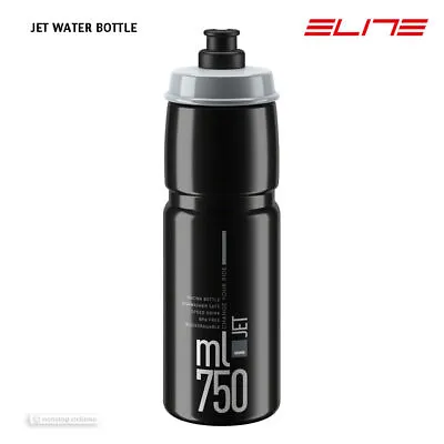 Elite JET Water Bottle : 750ml BLACK/GREY • $9.99