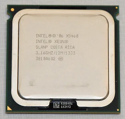 Intel Xeon X5460 SLANP Quad Core CPU Processor 3.16GHz 12MB L2 Cache LGA 771 • $13.97