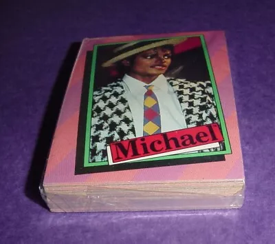 1984 Topps Michael Jackson Trading Cards Series 1 Sealed Unopened Cello Pack • $9.99