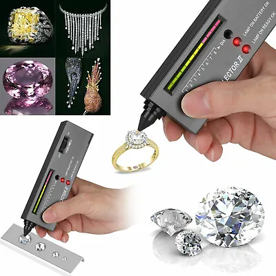 £9.54 • Buy Gold Silver Diamond Tester Selector Gemstone Testing Kit Digital Electronic Tool