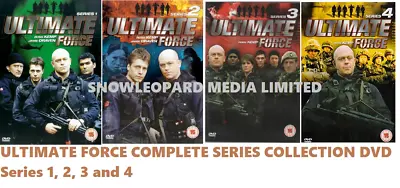 ULTIMATE FORCE COMPLETE SERIES 1-4 DVD Collection PART  SEASON 1 2 3 4 UK New R2 • £19.99