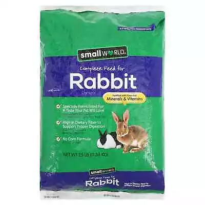 Small World Complete Feed For Rabbits With Vitamins And Minerals 25 Lbs • $15.99