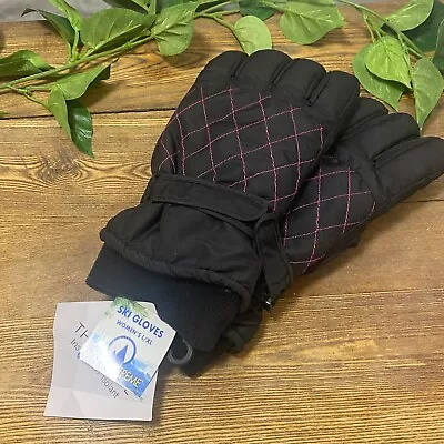 Women's L/XL 3M Thinsulate Thermal Lined Insulated Waterproof Winter Ski Gloves • $12