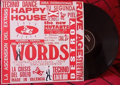 JOSE D.J. ** Words ** 1992 SPAIN 12  SINGLE F.R. DAVID COVER • $19.99