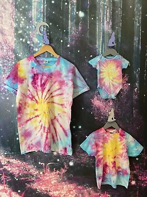 Violet Wolves Womens Mens Kids Baby Vest Tie Dye Rainbow Quarantine  T-shirts • £6.99