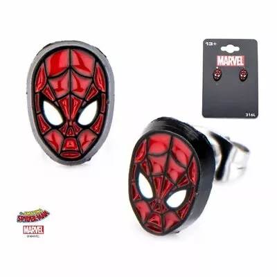 Spider-Man (Marvel) Enamel Stud Earrings • $12.99