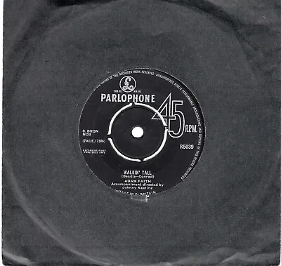 Adam Faith.....walkin' Tall....parlophone...uk...45 • £1.25