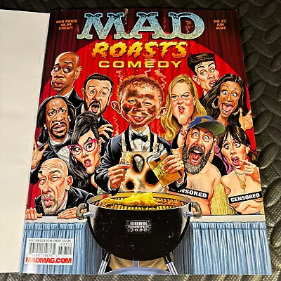 Mad Magazine #37 Jun 2024 Mad Roasts Comedy Issue Gpk Artists+bag/board • $19.91