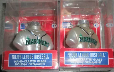 Lot Of 2 In Box NEW Seattle Mariner Jersey Christmas Ornament MLB Licensed 2005 • $9.99