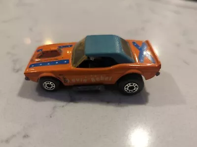 Vintage Lesney MATCHBOX SUPERFAST Revin' Rebel Dodge Challenger Orange Diecast • $20