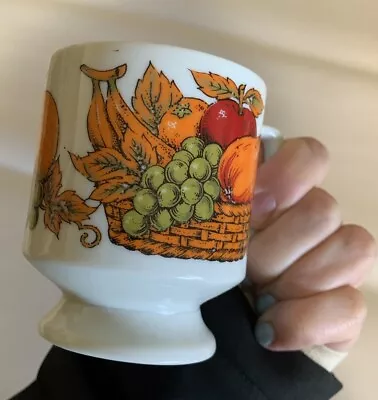 Vintage Tea Cup Fall Fruit Basket Made In Japan • $6