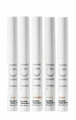 Tigi Lip Creme Lipstick Bundle 2.4 Ml  (lot Of 5 ) New In Box • $17.99