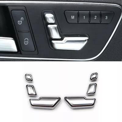 Silver Door Seat Adjust Button Switch Cover Trim For Mercedes-Benz E Class W212 • $8.99