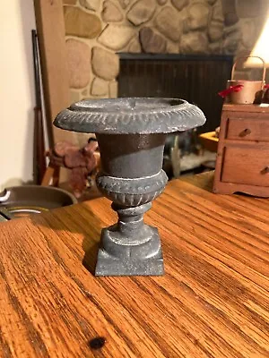 An American Antique Miniature Cast Iron Garden Urn • $93.75