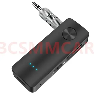 Bluetooth 5.3 USB Wireless Transmitter Receiver 2in1 Audio Adapter 3.5MM AUX Car • $12.50