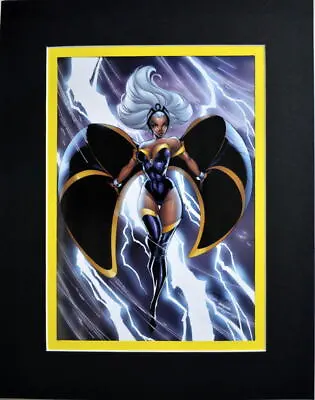 X-MEN: WORLD'S APART #1 Cover Art PRINT Pro Matted J Scott Campbell Art STORM • $30.79